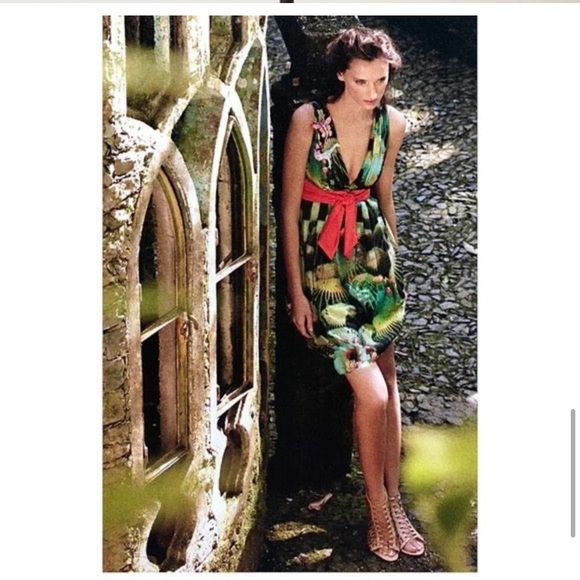 Anthropologie Eva Franco Oroya Cactus Dress Sz 2 - Picture 9 of 9